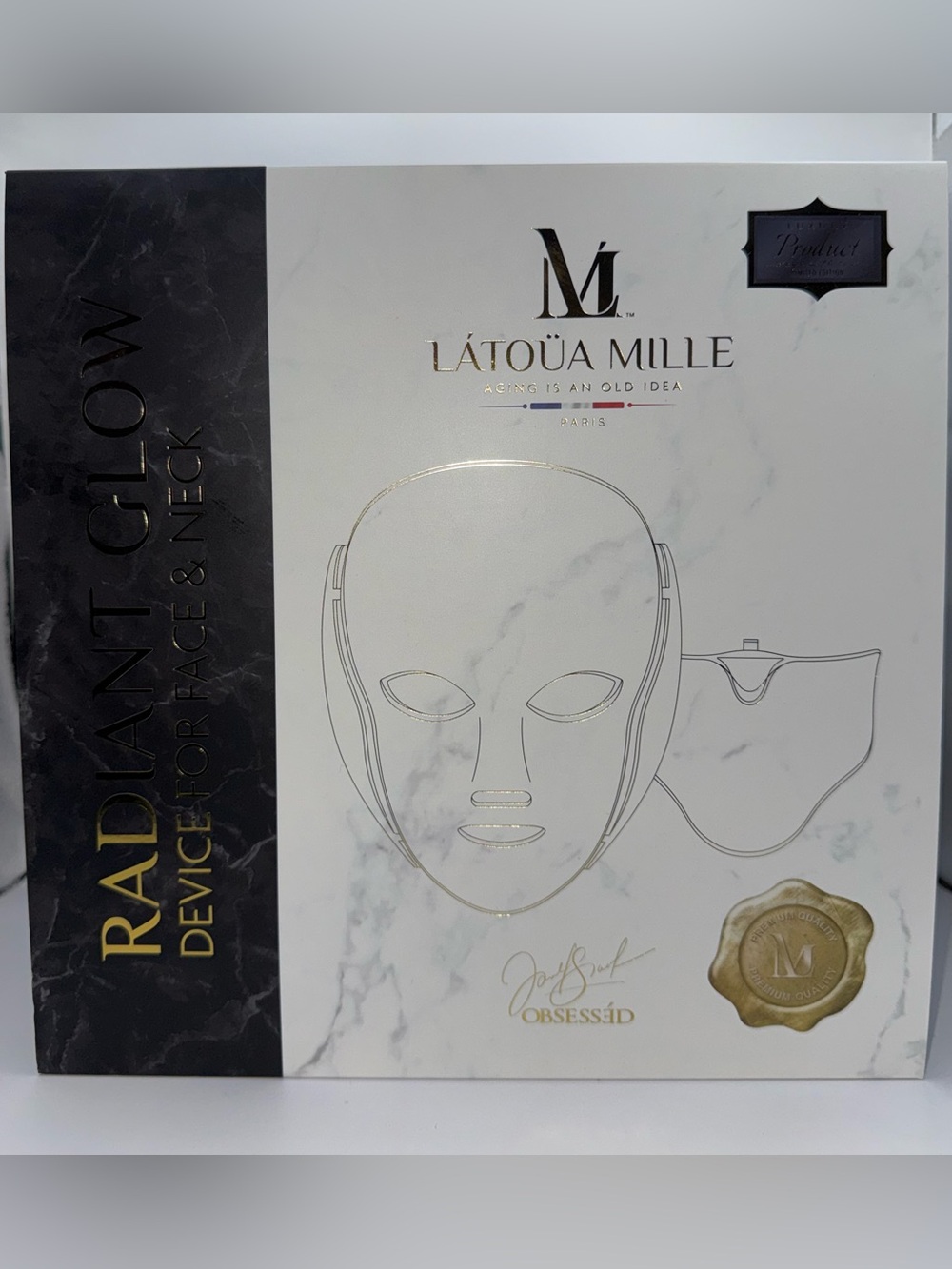Radiant Glow Face & Neck Mask - Gold